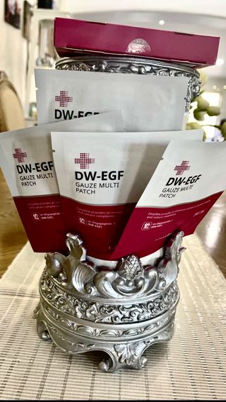 이지듀 DW-EGF 멀티 페이셜 시트 마스크 - 0.53 FL OZ 4EA — 5점을 준 리뷰어가 2021년 8월 올린 사용 사진