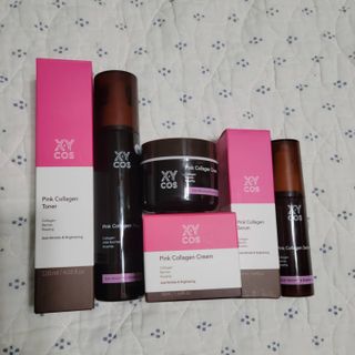 Pink Collagen Line [Toner, Serum, Cream] — 5점을 준 리뷰어가 2021년 10월 올린 사용 사진