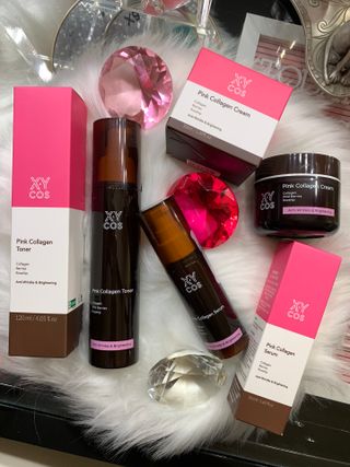 Pink Collagen Line [Toner, Serum, Cream] — 5점을 준 리뷰어가 2021년 10월 올린 사용 사진