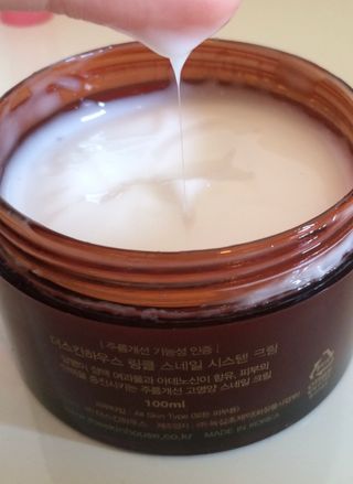 [THE SKIN HOUSE] Wrinkle Snail System Cream 100ml — 5점을 준 리뷰어가 2022년 1월 올린 사용 사진