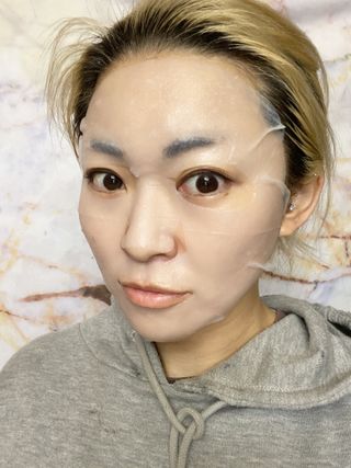 루티보 착감 마스크 팩 세트 (5p+7P/+1P) — 5점을 준 리뷰어가 2022년 12월 올린 사용 사진