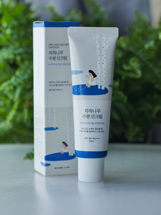 Round Lab Birch Juice Moisturizing Sunscreen — 5점을 준 리뷰어가 2024년 5월 올린 사용 사진