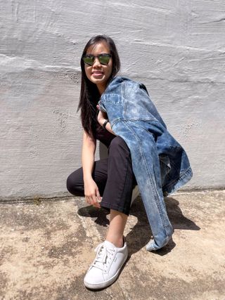 [캔마트]Perfect Pants40verSummer 면 MA05137 Ivory / Black A 쇼트 타입 / B 롱 타입 — 4점을 준 리뷰어가 2021년 8월 올린 사용 사진