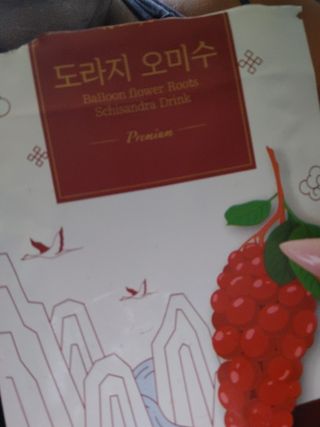 [K-doraji] Omija Berry Drink–80ml pouches of Bellflower Root Concentrate with Omija Berry — 리뷰어가 2021년 8월 올린 사용 사진