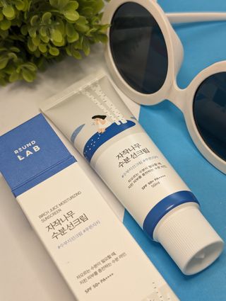 Round Lab Birch Juice Moisturizing Sunscreen — 5점을 준 리뷰어가 2024년 5월 올린 사용 사진