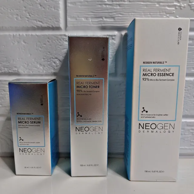 네오젠 더마로지 리얼퍼먼트 마이크로 세트 (토너 150ml, 에센스 150ml, 세럼 30ml, 미스트 115ml) 리뷰 사진