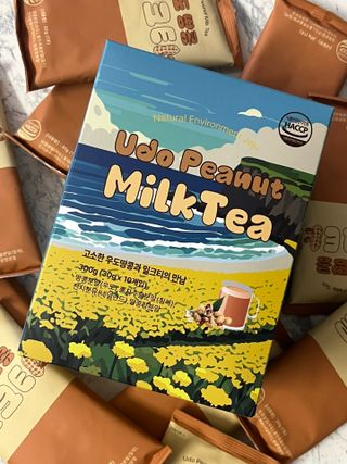 느랑풀 USA_ [neurangpul] JEJU UDO PEANUT MILKTEA 30g*10 — 4점을 준 리뷰어가 2025년 7월 올린 사용 사진
