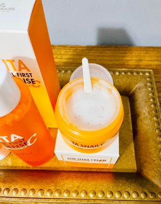 Vita Snail Trio Set [First Essence, Cream, Gel Cleanser] — 4.5점을 준 리뷰어가 2021년 9월 올린 사용 사진