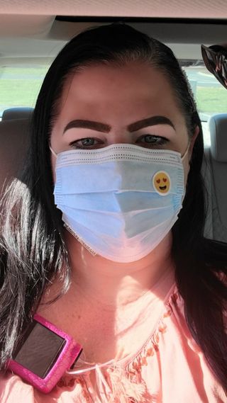 르무통 스피치 버블 아로마 마스크 패치 — 4.5점을 준 리뷰어가 2021년 4월 올린 사용 사진