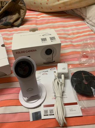 온습도 모니터와 스마트 리모컨이 탑재된 EGLOO cam S4 1080P Wi-Fi 스마트 카메라 — 4점을 준 리뷰어가 2021년 6월 올린 사용 사진