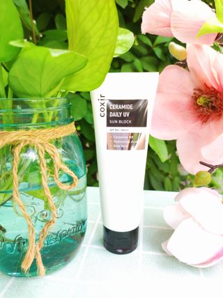 [Coxir] Ceramide Daily UV Sun Block — 4.5점을 준 리뷰어가 2022년 7월 올린 사용 사진