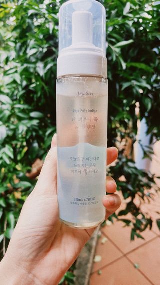 제주인디 폴리인디고 내 피부에 쪽 폼클렌징 — 5점을 준 리뷰어가 2021년 12월 올린 사용 사진