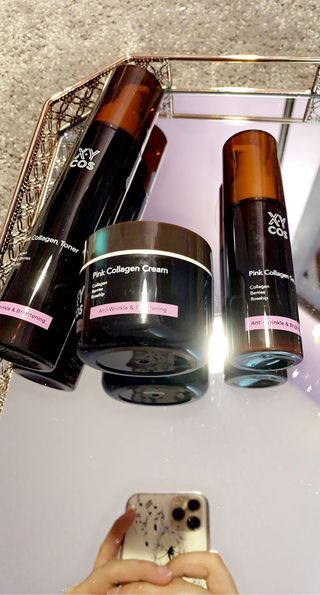 Pink Collagen Line [Toner, Serum, Cream] — 5점을 준 리뷰어가 2021년 10월 올린 사용 사진