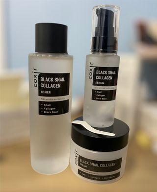 Black Snail Collagen Trio Set [Toner, Serum and Cream] — 5점을 준 리뷰어가 2021년 9월 올린 사용 사진