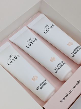 더 퓨어 로터스 제주 식물 선크림 / 제주 연잎 &amp; 동백 미스트 / 순수한 연꽃 어메니티 세트 — 4.5점을 준 리뷰어가 2022년 12월 올린 사용 사진