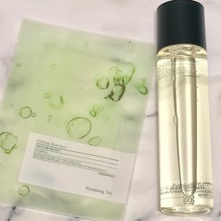 Pyunkang Yul 편강 율 진정 수분 강화 토너 150ml & 진정 마스크팩 10ea — 5점을 준 리뷰어가 2021년 8월 올린 사용 사진