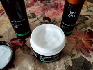 Cica Green Line [Toner, Serum, Cream] — 3점을 준 리뷰어가 2021년 9월 올린 사용 사진