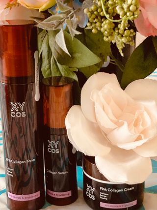 Pink Collagen Line [Toner, Serum, Cream] — 5점을 준 리뷰어가 2021년 9월 올린 사용 사진