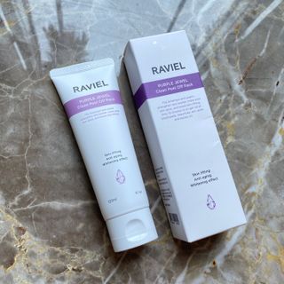 라비엘 RAVIEL 퍼플 쥬얼 클린 필 오프 팩, 마일드 블랙헤드 리무버, 4.1 fl oz(120ml) — 3점을 준 리뷰어가 2023년 5월 올린 사용 사진