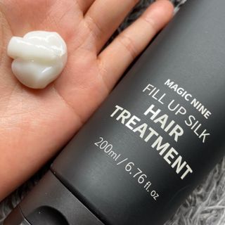 나인레스 매지나인 필 업 실크 트리트먼트 200ml 6.76 fl. 온스 유형에 남겨 — 5점을 준 리뷰어가 2022년 4월 올린 사용 사진