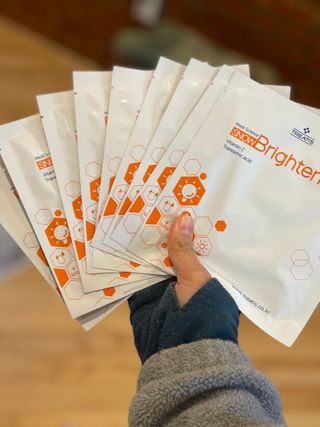 트리티스 [Treatis] Facial Sheet Mask — 5점을 준 리뷰어가 2021년 2월 올린 사용 사진