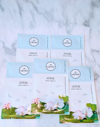 제주 보태니컬 선크림/더 퓨어 로터스 어메니티 세트/연꽃잎 마스크 - 진정 — 5점을 준 리뷰어가 2022년 8월 올린 사용 사진