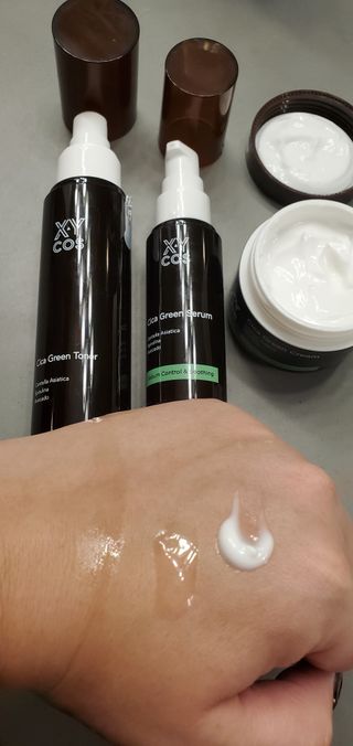 Cica Green Line [Toner, Serum, Cream] — 5점을 준 리뷰어가 2021년 9월 올린 사용 사진