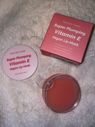 마더메이드 [어머니 만든] 슈퍼 플럼 핑 Vit E 비건 립 마스크 _E — 5점을 준 리뷰어가 2021년 1월 올린 사용 사진