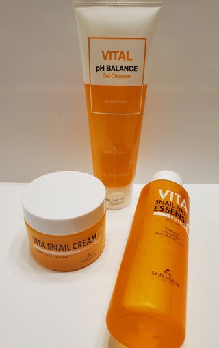 Vita Snail Trio Set [First Essence, Cream, Gel Cleanser] — 5점을 준 리뷰어가 2021년 9월 올린 사용 사진