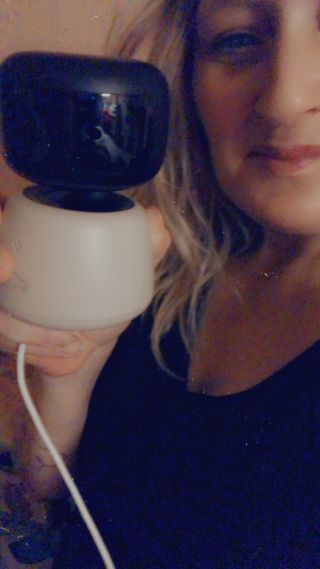 온습도 모니터와 스마트 리모컨이 탑재된 EGLOO cam S4 1080P Wi-Fi 스마트 카메라 — 5점을 준 리뷰어가 2021년 9월 올린 사용 사진