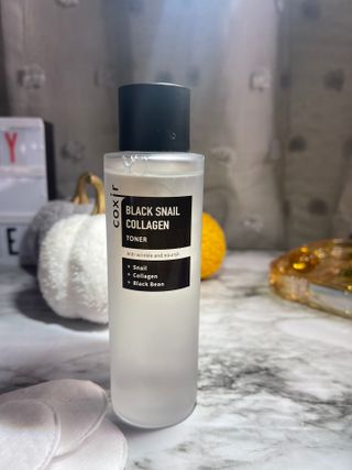 [Coxir] Black Snail Collagen Toner — 3점을 준 리뷰어가 2022년 8월 올린 사용 사진
