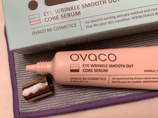 오바코 ovaco eye wrinkle smooth out serum — 4점을 준 리뷰어가 2022년 2월 올린 사용 사진