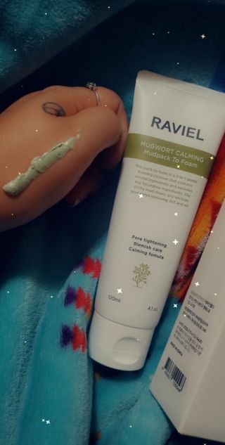 라비엘 머그워트 그린머드 팩투폼 페이스 클렌저, 4.1fl oz(120ml), 2-in-1 멀티 클렌저 — 4점을 준 리뷰어가 2022년 9월 올린 사용 사진