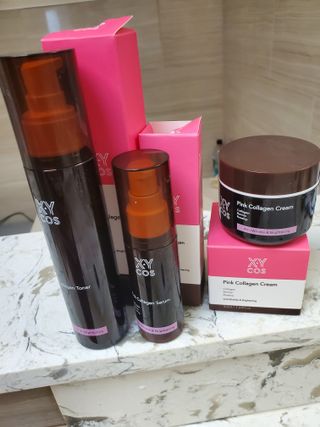 Pink Collagen Line [Toner, Serum, Cream] — 5점을 준 리뷰어가 2021년 10월 올린 사용 사진