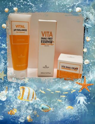 Vita Snail Trio Set [First Essence, Cream, Gel Cleanser] — 5점을 준 리뷰어가 2021년 9월 올린 사용 사진