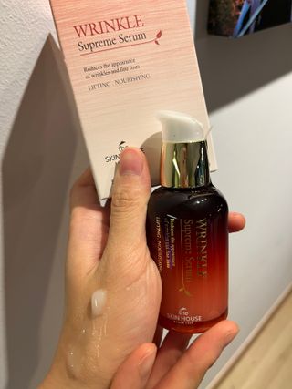 [The Skin House] Wrinkle Supreme Serum — 4점을 준 리뷰어가 2022년 12월 올린 사용 사진