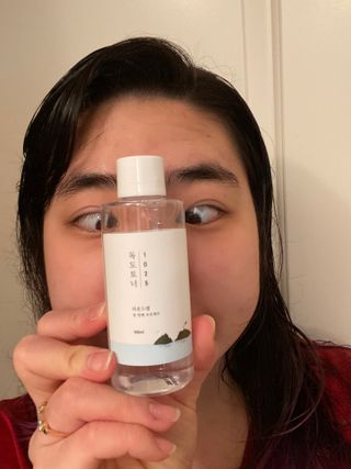 라운드 랩 1025 독도 토너 100ml — 5점을 준 리뷰어가 2021년 2월 올린 사용 사진