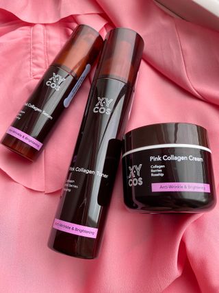 Pink Collagen Line [Toner, Serum, Cream] — 5점을 준 리뷰어가 2021년 8월 올린 사용 사진
