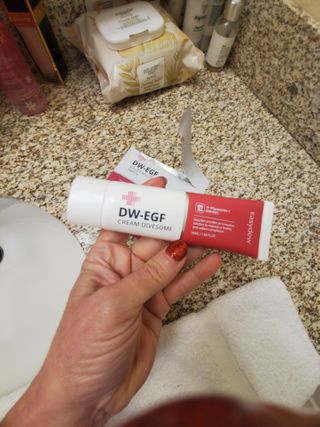 이지듀 이지 듀 DW-EGF 크림 다이브 솜 / 거즈 멀티 패치 — 5점을 준 리뷰어가 2021년 2월 올린 사용 사진