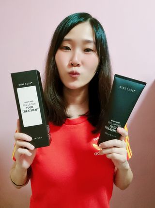 나인레스 매지나인 필 업 실크 트리트먼트 200ml 6.76 fl. 온스 유형에 남겨 — 5점을 준 리뷰어가 2022년 1월 올린 사용 사진