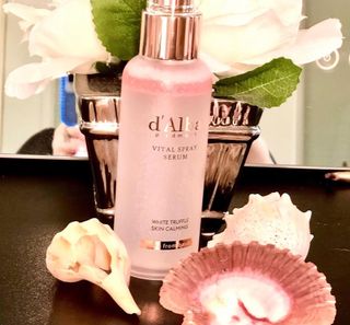 구매평용[dAlba] Exclusive duo - Italian White Truffle First Spray Serum  + Double Serum & Cream — 4.5점을 준 리뷰어가 2025년 1월 올린 사용 사진