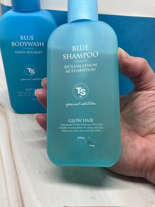 TS 블루에디션(샴푸200ml+바디워시200ml SET) — 3.5점을 준 리뷰어가 2023년 6월 올린 사용 사진