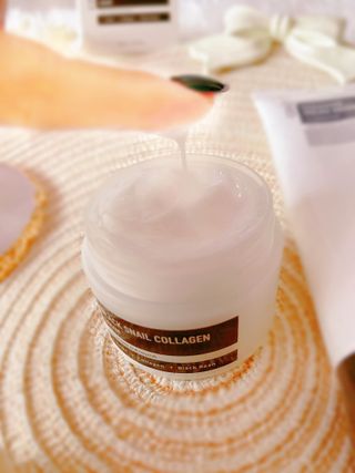 COXIR 블랙 스네일 콜라겐 크림 50ml &amp; 세라마이드 마이크로 더마 클렌저 120ml — 5점을 준 리뷰어가 2021년 8월 올린 사용 사진