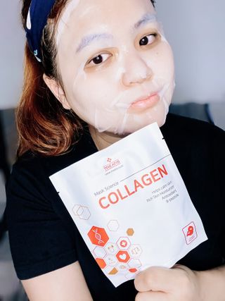 트리티스 [Treatis] Facial Sheet Mask — 5점을 준 리뷰어가 2020년 12월 올린 사용 사진