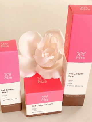 Pink Collagen Line [Toner, Serum, Cream] — 5점을 준 리뷰어가 2021년 9월 올린 사용 사진