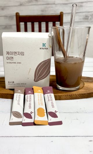 [쿠누트라] K・ENZYME 아연 카카오/3gx30 파우더 스틱 — 5점을 준 리뷰어가 2022년 7월 올린 사용 사진
