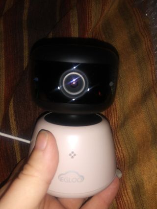온습도 모니터와 스마트 리모컨이 탑재된 EGLOO cam S4 1080P Wi-Fi 스마트 카메라 — 5점을 준 리뷰어가 2021년 9월 올린 사용 사진