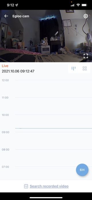 온습도 모니터와 스마트 리모컨이 탑재된 EGLOO cam S4 1080P Wi-Fi 스마트 카메라 — 5점을 준 리뷰어가 2021년 11월 올린 사용 사진