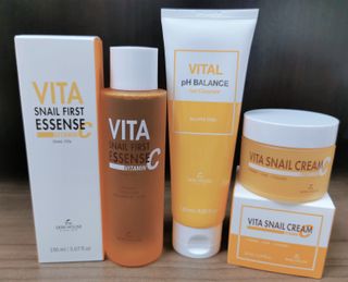 Vita Snail Trio Set [First Essence, Cream, Gel Cleanser] — 5점을 준 리뷰어가 2021년 8월 올린 사용 사진