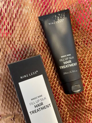 나인레스 매지나인 필 업 실크 트리트먼트 200ml 6.76 fl. 온스 유형에 남겨 — 5점을 준 리뷰어가 2022년 1월 올린 사용 사진